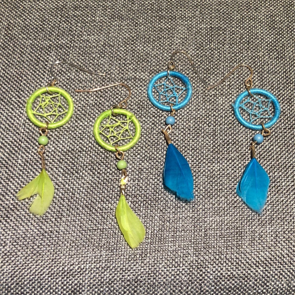Set of two Dreamcatcher Earrings